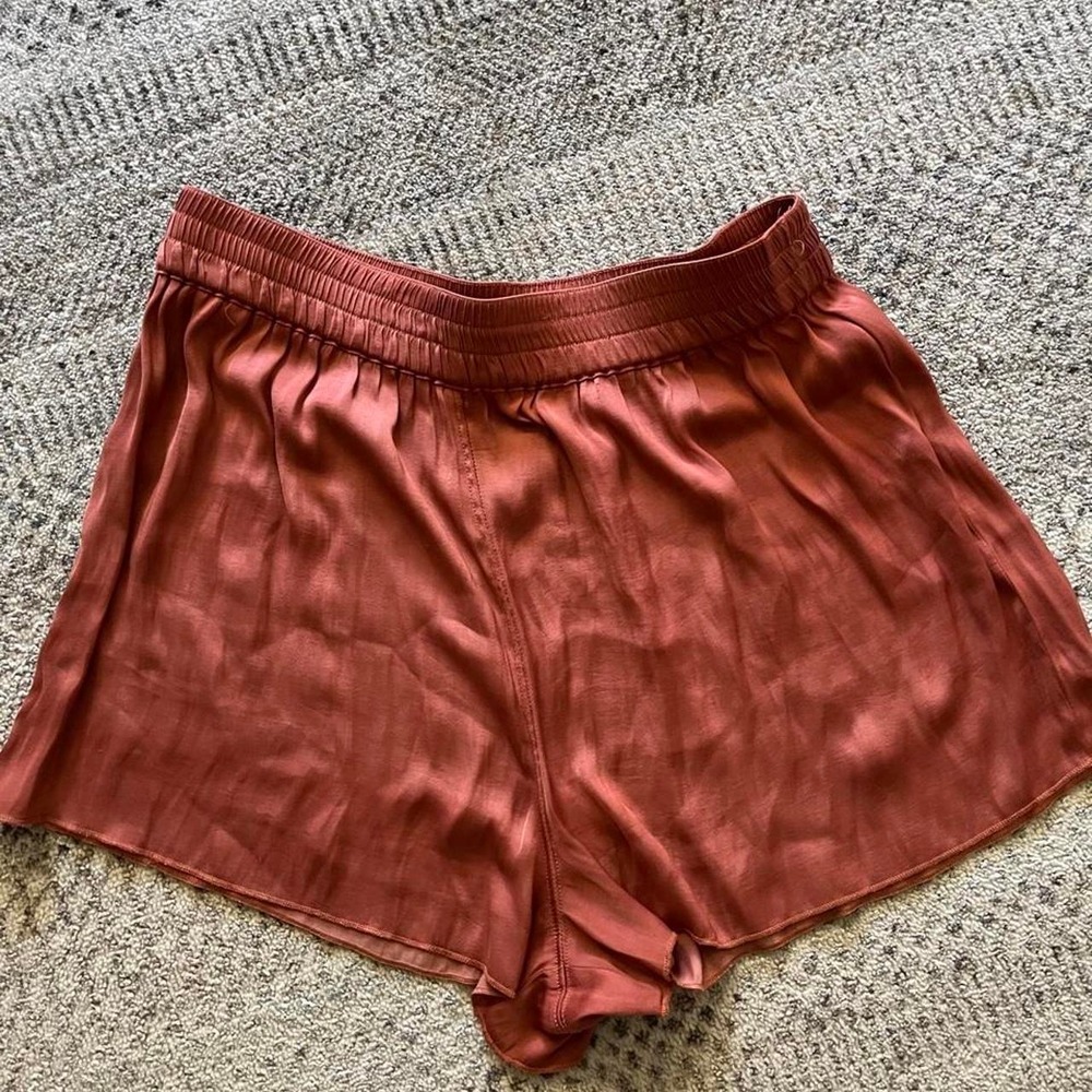 Free people satin lingerie shorts Sm coquette